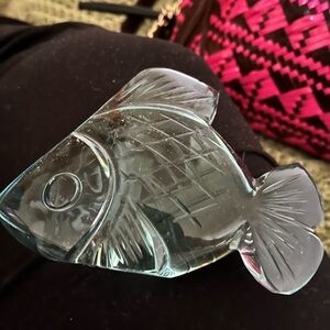 Bohemian Aqua Fish Paper Weight